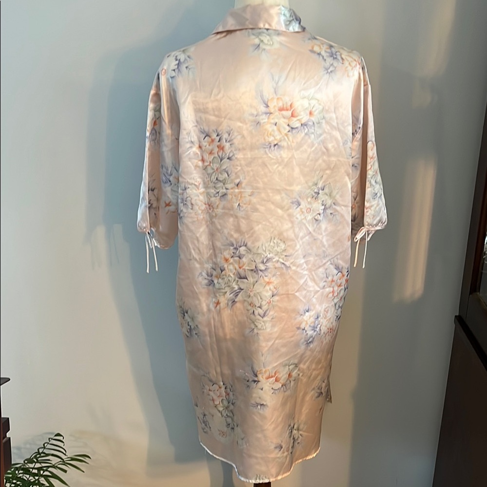 Floral Satin Nightgown - Picture 3 of 7